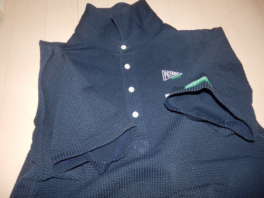 認識タグ有★PEARLY GATES パーリーゲイツ★人気半袖ポロシャツ チェック 2022年モデル★サイズ6 LL_画像9