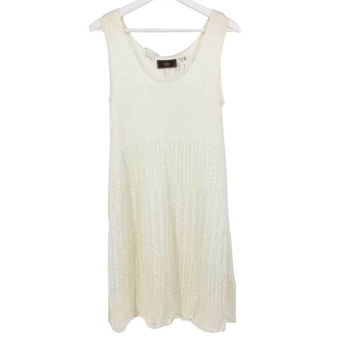  Fendi FENDI безрукавка One-piece 42 L соответствует белый 