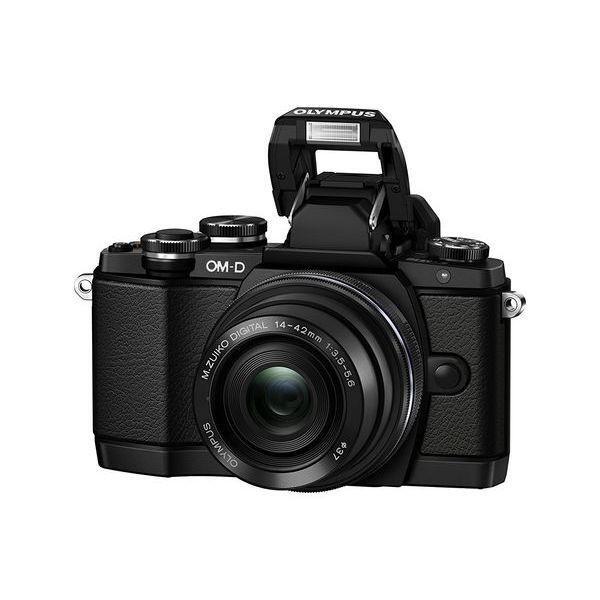 #p703100 中古 美品 OLYMPUS OM-D E-M10 14-42mm EZ レンズキット ブラック