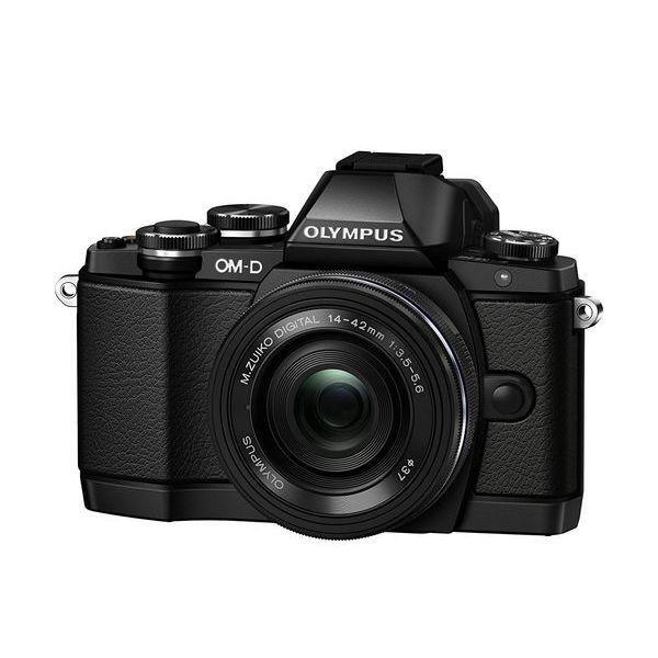 #p703100 中古 美品 OLYMPUS OM-D E-M10 14-42mm EZ レンズキット ブラック