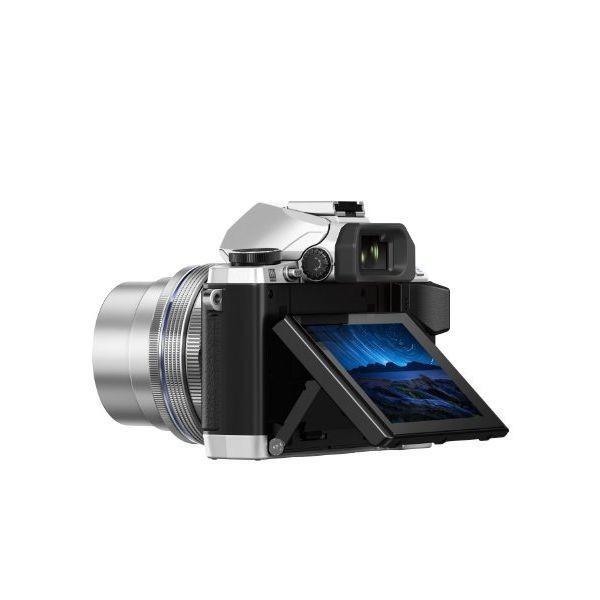 #p703140 中古 美品 OLYMPUS OM-D E-M10 14-42mm EZ レンズキット シルバー