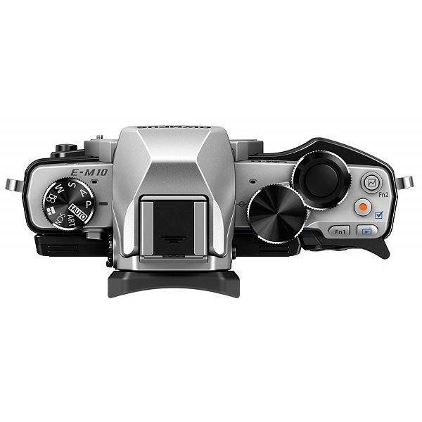 #p703140 中古 美品 OLYMPUS OM-D E-M10 14-42mm EZ レンズキット シルバー