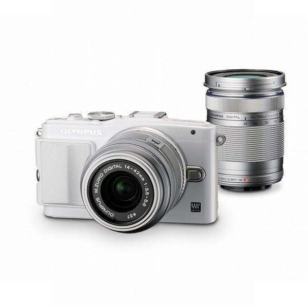 #p703730 中古 美品 OLYMPUS E-PL6 ダブルズームキット ホワイト