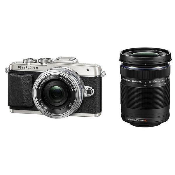#p703860 中古 美品 OLYMPUS E-PL7 EZダブルズームキット シルバー