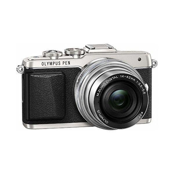 #p703860 中古 美品 OLYMPUS E-PL7 EZダブルズームキット シルバー