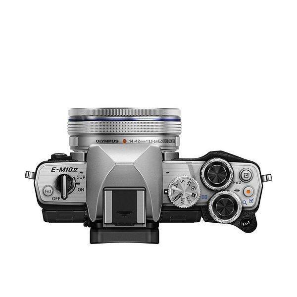 #p780777 中古 美品 OLYMPUS OM-D E-M10 Mark II 14-42mm EZレンズキット シルバー