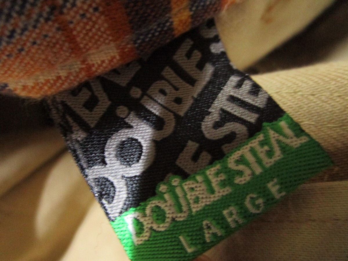 メンズLサイズ DOUBLE STEAL ダブルスティール ワークパンツ ベージュ_画像5