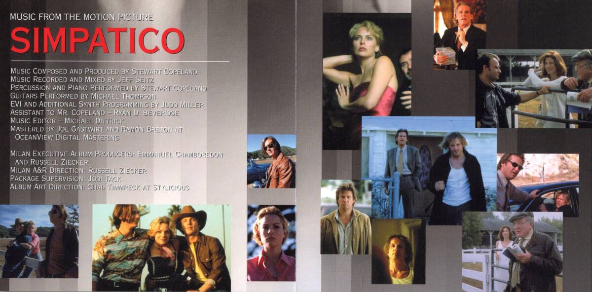 【サントラCD】スチュアート・コープランド「背信の行方」シャロン・ストーン*1999年発売*アメリカ盤*良品**STEWART COPLAND_画像5