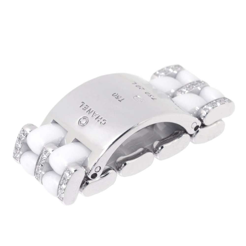 [中古] シャネル ウルトラ コレクション ダイヤモンド リング ラージモデル #50刻印 10号位 J2299 K18ホワイトゴールド セラミック CHANEL_画像4