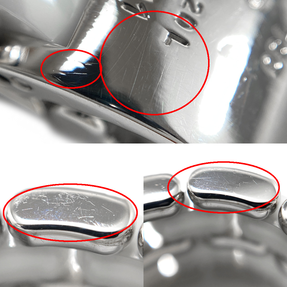 [中古] シャネル ウルトラ コレクション ダイヤモンド リング ラージモデル #50刻印 10号位 J2299 K18ホワイトゴールド セラミック CHANEL_画像9