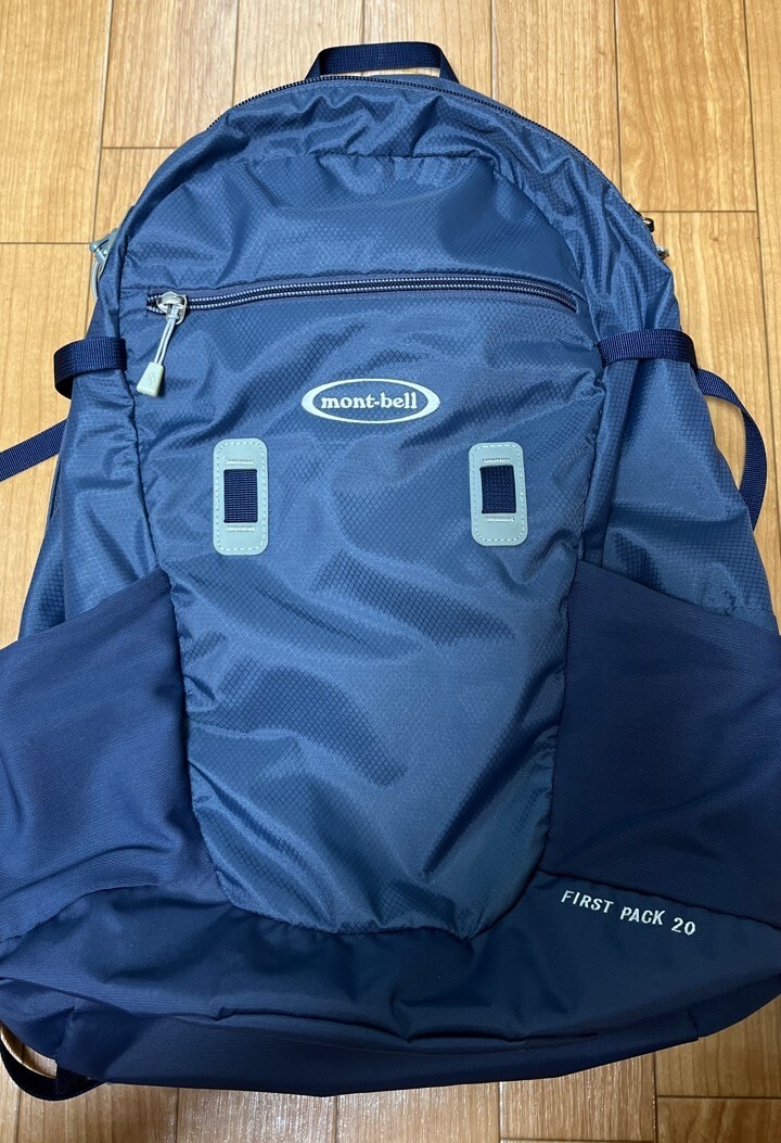 mont-bell リュックサック 青紺 BLU FIRST PACK20 モンベル デイパック