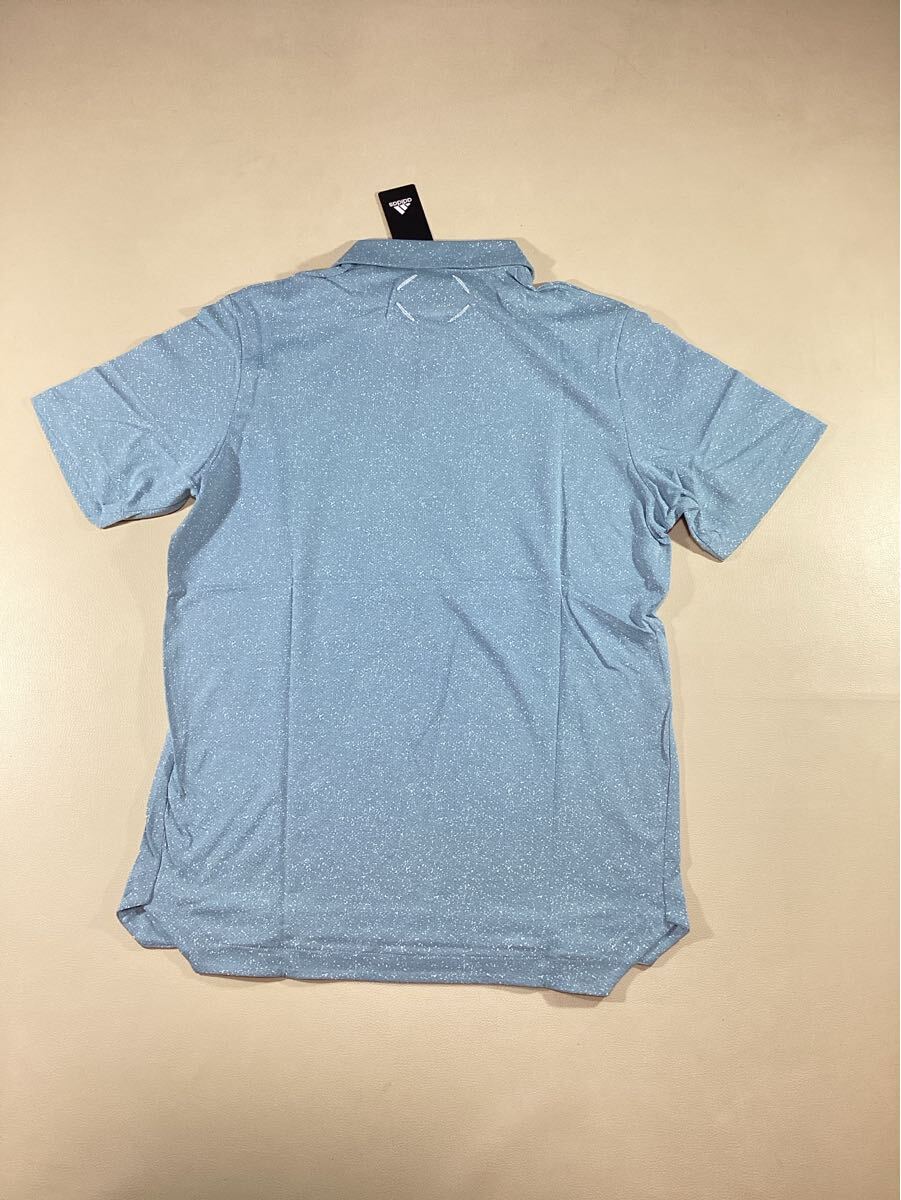 新品　adidas（M)　アディダスゴルフ　メンズ 　アディクロス チェストプリント　半袖シャツ 　　マジックグレー _画像6