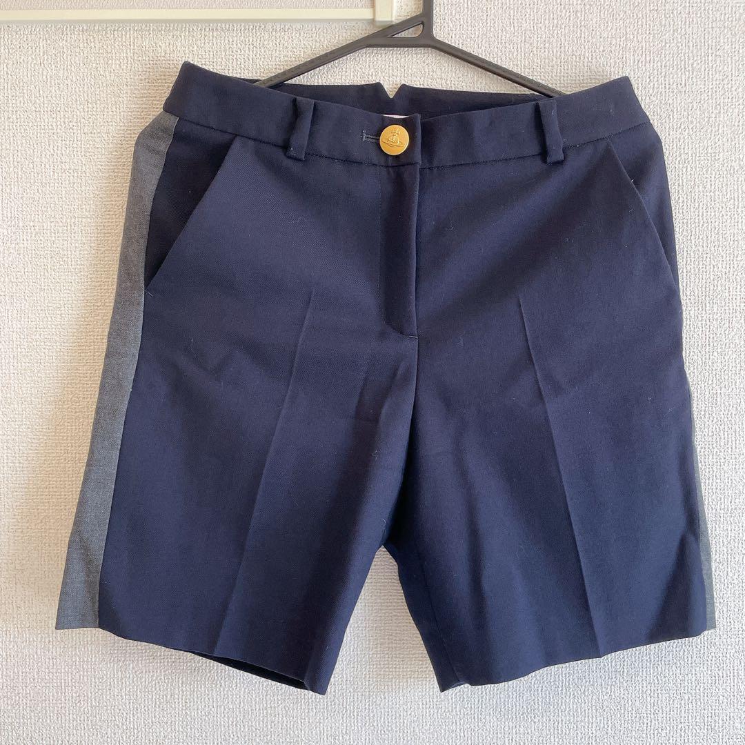 Vivienne Westwood ヴィヴィアン ショートパンツ ハイウエスト 美品 Vivienne Westwood ヴィヴィアンウエストウッド ゴールド