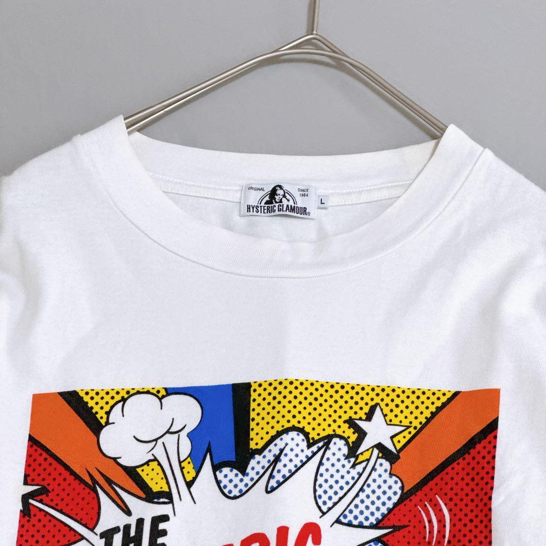 HYSTERIC GLAMOUR ヒスガール バック プリント Tシャツ ロンT 希少Lサイズ HYSTERIC GLAMOUR ヒステリックグラマー ヒスガール