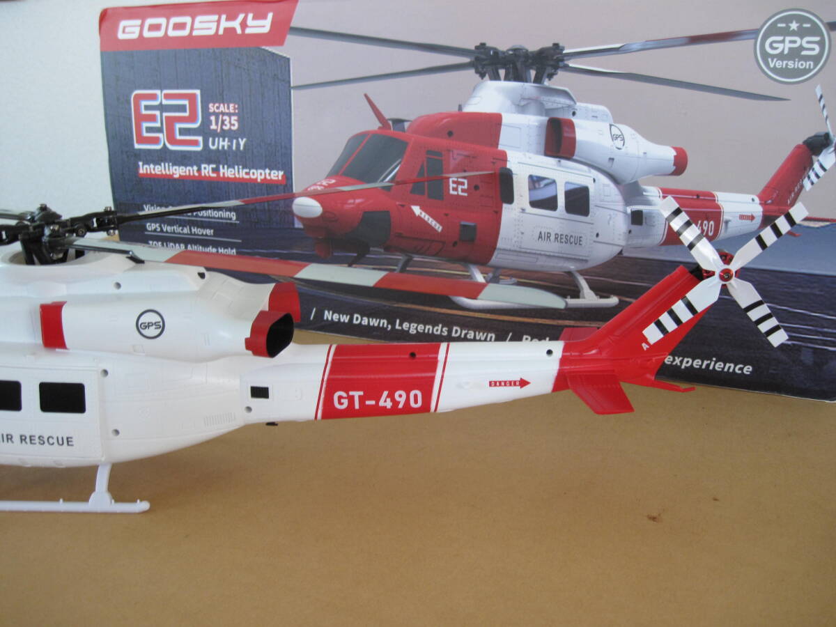ラジコン ヘリコプター 新型 Goosky E2 UH-1Y GPS搭載