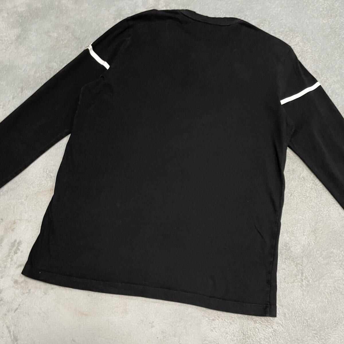 美品 モンクレール ロンT 長袖Tシャツ ブラック L 国内正規品 3S720 1円 MONCLER モンクレール 長袖Tシャツ 長袖 Tシャツ ロンT