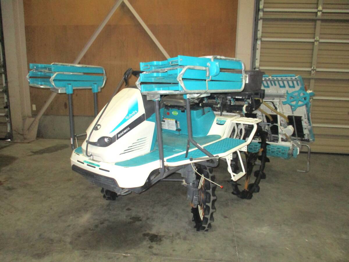 特別セール 福島 クボタ 田植機(jī) EP67F 317時(shí)間 6條 18馬力 側(cè)條施肥 ロータリ HST 整地ローター ウエルスター 店頭販売 農(nóng)機(jī)具市場(chǎng) 二本松