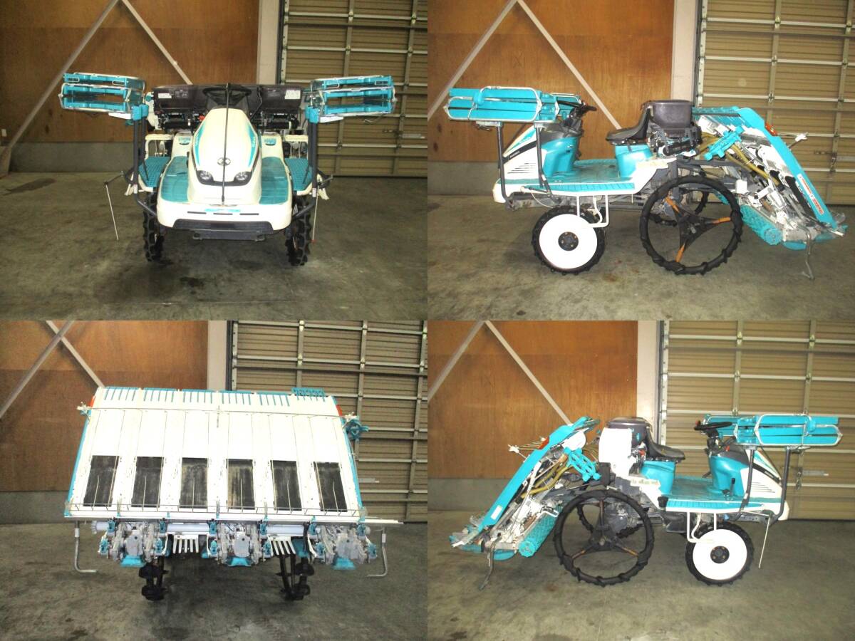 特別セール 福島 クボタ 田植機(jī) EP67F 317時(shí)間 6條 18馬力 側(cè)條施肥 ロータリ HST 整地ローター ウエルスター 店頭販売 農(nóng)機(jī)具市場(chǎng) 二本松