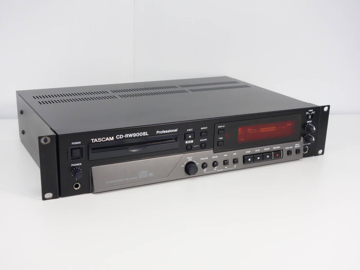 ★TASCAM★ タスカム 業務用CDレコーダー CD-RW900SL / 動作品・メンテ済 / 2013年製 / 使用頻度少 / 取扱説明書 付属 ★TASCAM★ タスカム 業務用CDレコーダー CD-RW900SL / 動作品・メンテ済 / 2013年製 / 使用頻度少 / 取扱説明書 付属