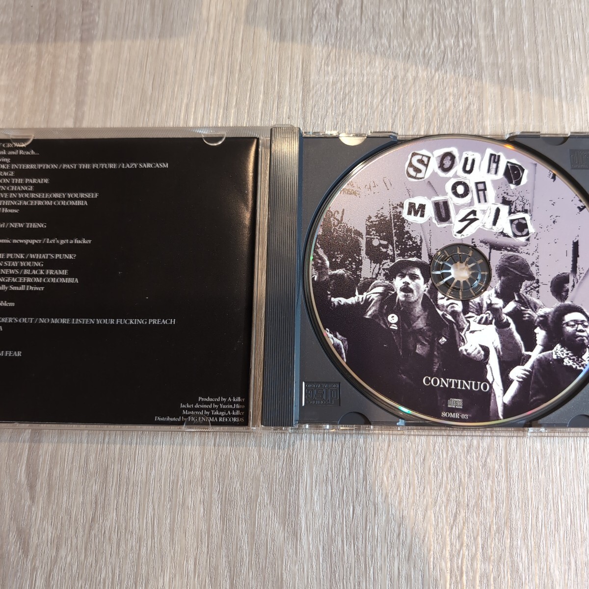 VA「sound or music continuo」邦CD 2005年★★ hardcore punk skizophrenia disturd _画像3