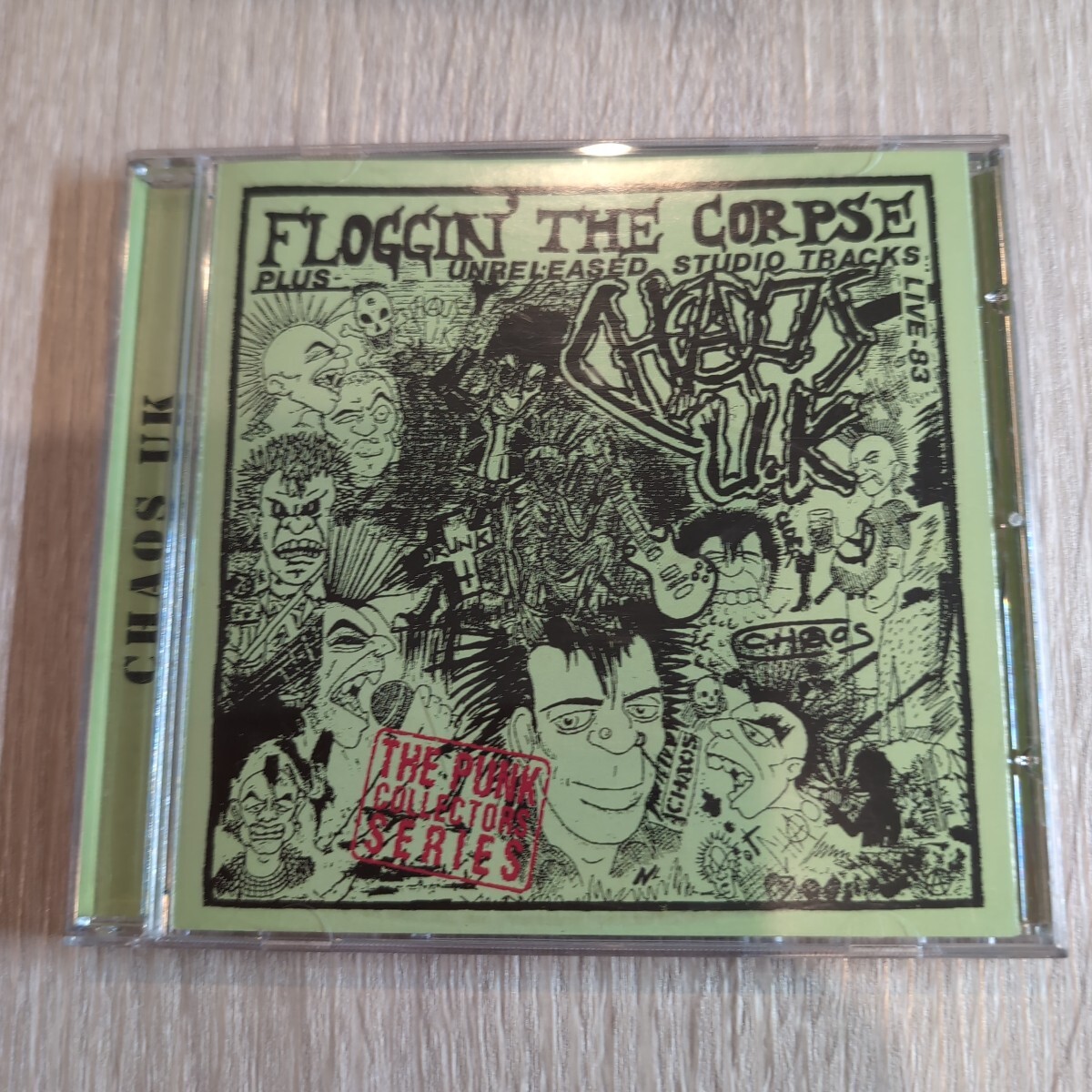 Chaos U.K「floggin‘ the corpus」英CD 1995年★★hard core punk noise_画像1