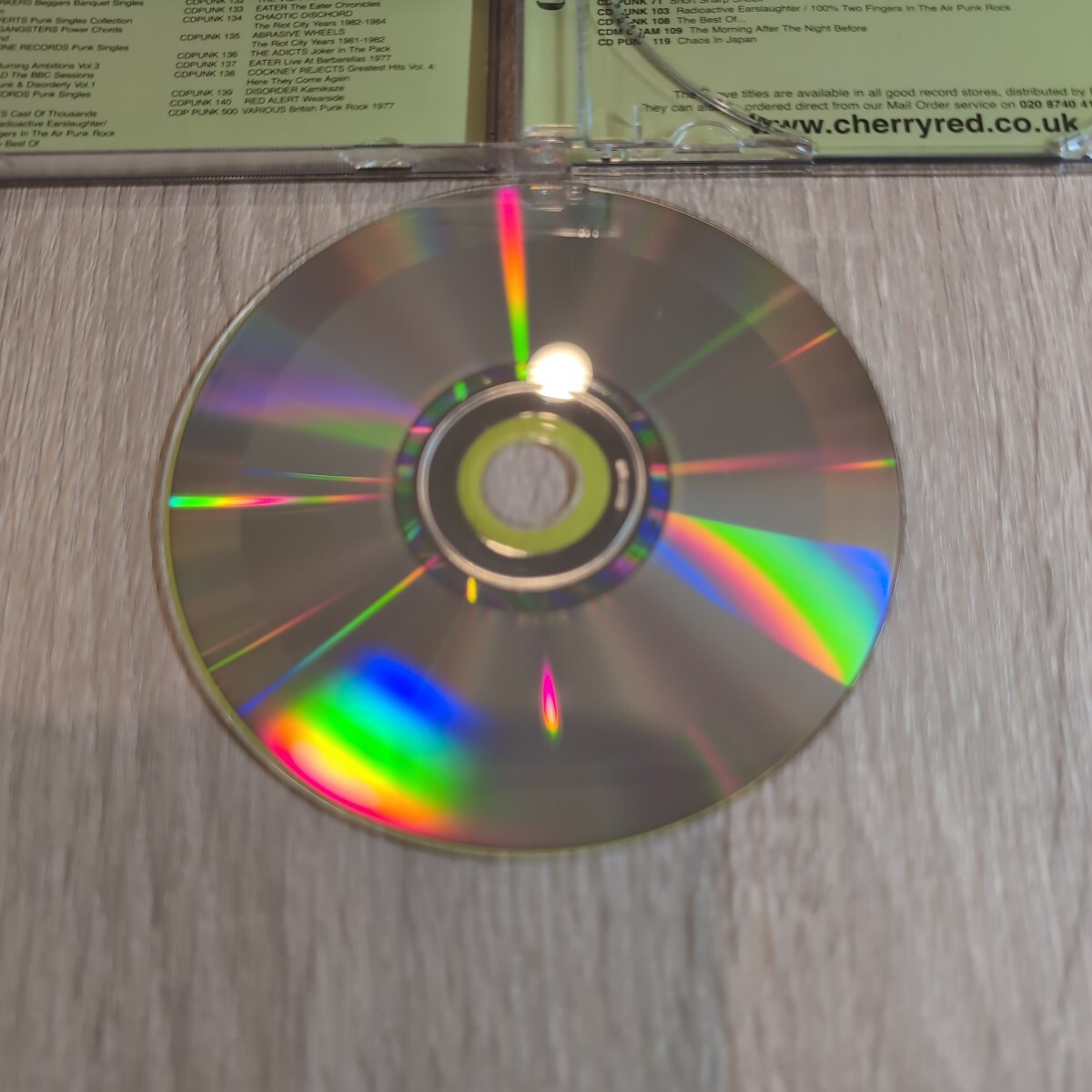 Chaos U.K「floggin‘ the corpus」英CD 1995年★★hard core punk noise_画像4