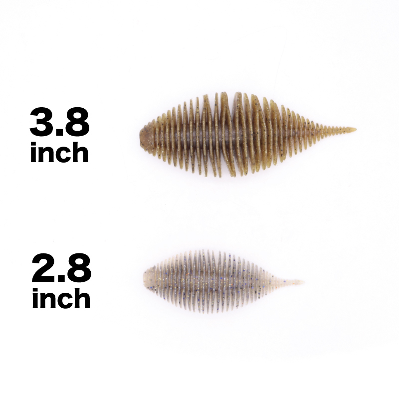 ジークラック★ベローズギル3.8インチ(フローティング)★ウォーターメロンプロブルー#247★エコ認定商品_画像3