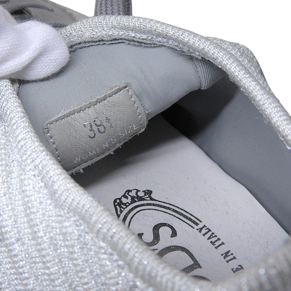 関税・送料込 TOD'S ロゴ スニーカー TOD'S トッズ ロゴデザイン ファブリック ローカット スニーカー