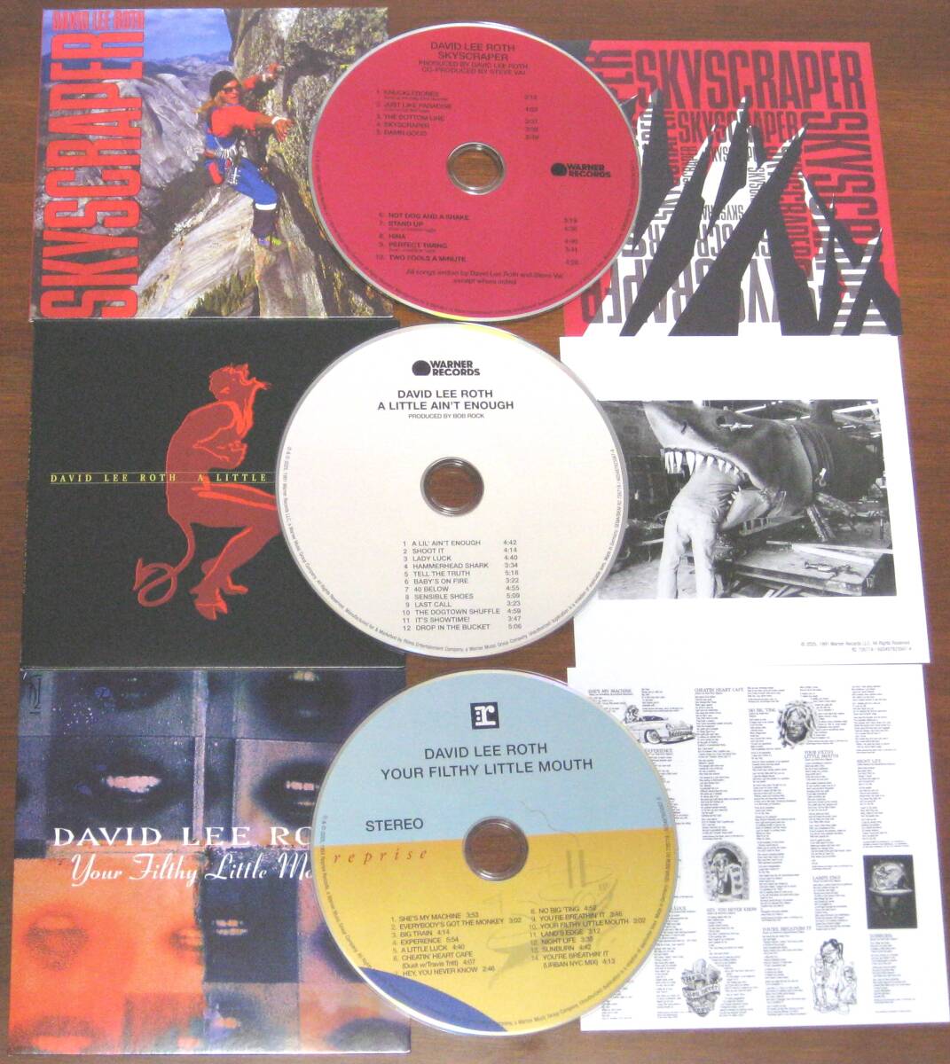 ☆ DAVID LEE ROTH デイヴィッド・リー・ロス/ THE WARNER RECORDINGS 1985-1994 2025年発売 5x CD 輸入盤_画像6