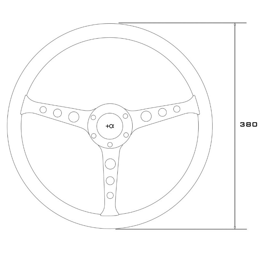 Plus Alpha Designs classic руль pi-chi дерево