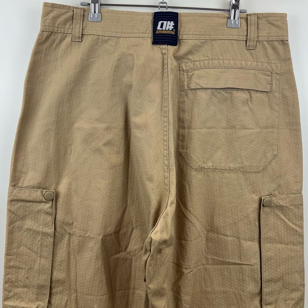 alphanumeric 00s archive cargo pants 34 アルファヌメリック サイドジップ カーゴパンツ アーカイブ ストリート スケボー DUNK SB _画像6