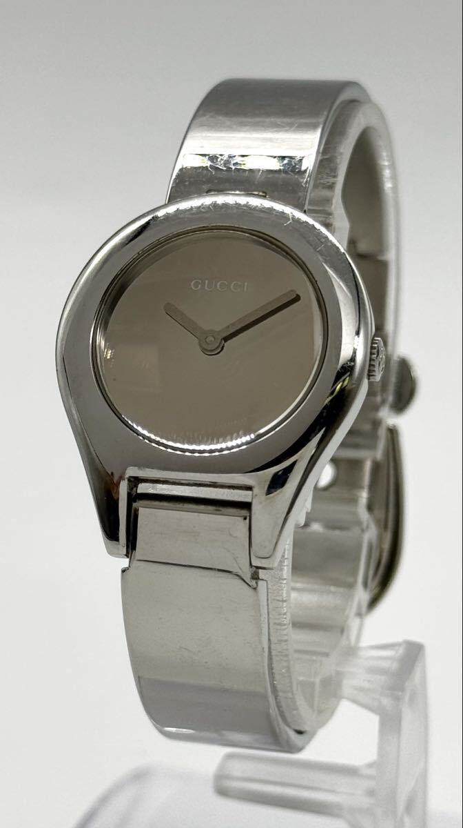 GUCCI 6700L ミラー クォーツ バングルウォッチ グッチ 1円~】 「GUCCI」 6700L バングルウォッチ ミラー