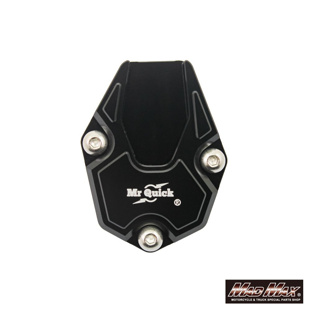 バイク用品 Mr Quick製 HONDA ホンダ DAX125(ST125) モンキー125 アルミ サイドスタンド エンド ブラック カスタム ダックス125 MONKEY125_画像2