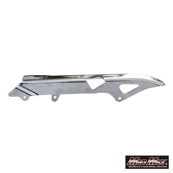 MADMAX バイク用品 KAWASAKI カワサキ ゼファー400/χ スチールメッキ製 チェーンケース/ZEPHYR チェーン ガード カバー【送料800円】_画像1