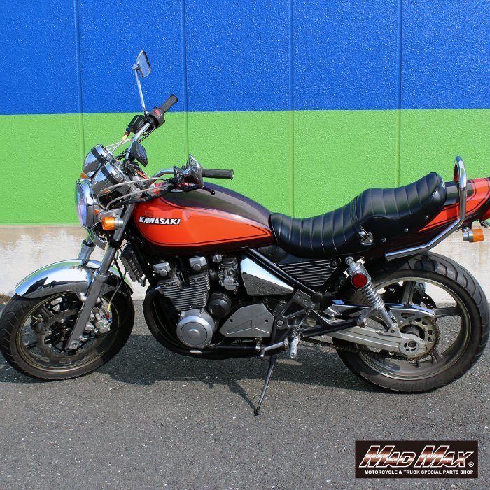 MADMAX バイク用品 KAWASAKI カワサキ ゼファー400/χ スチールメッキ製 チェーンケース/ZEPHYR チェーン ガード カバー【送料800円】_画像8