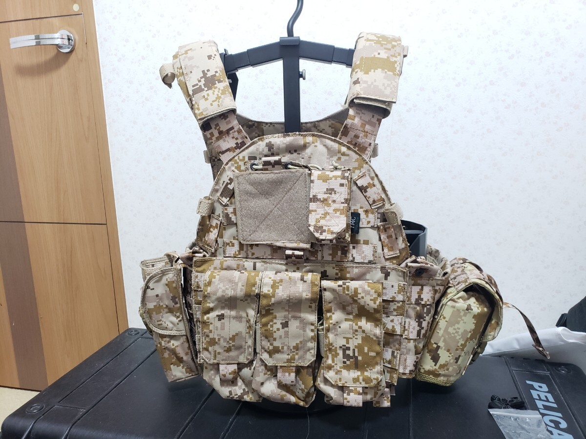個人装備 TMC LBT6094 AOR1 TMC LBT6094 プレートキャリア AOR1 フルセット アメリカCORDURA
