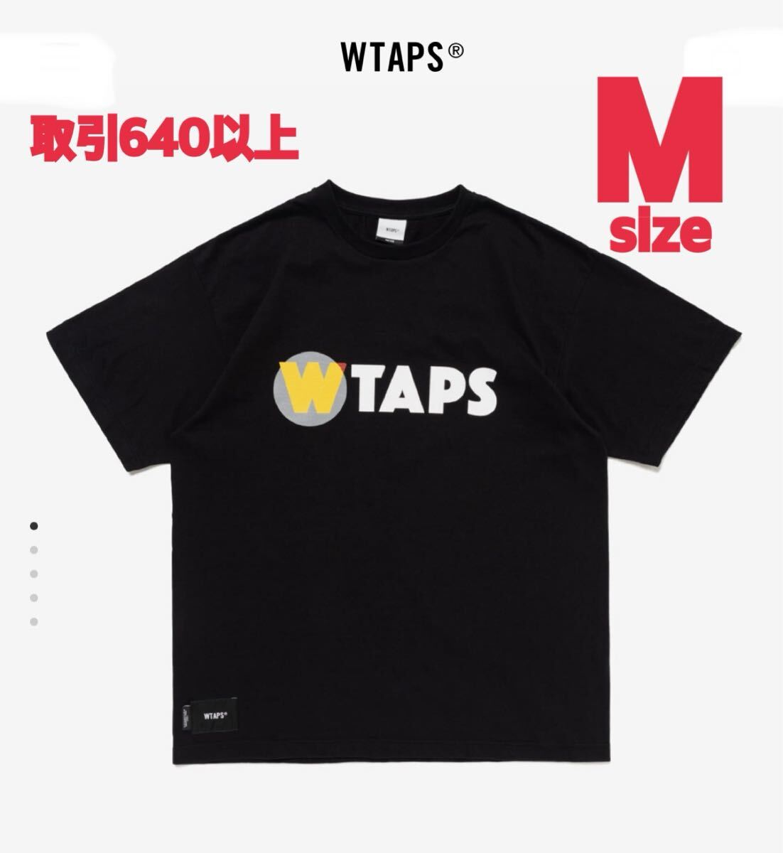 【都会的なシルエット】WTAPS QB フットボール Tシャツ ブラック WTAPS 2025SS TNNL SS TEE BLACK Mサイズ ダブルタップス