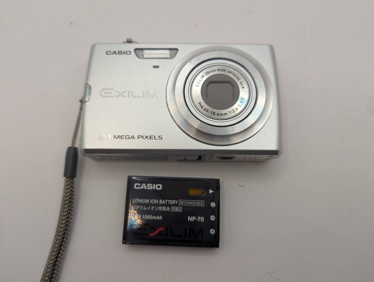 mk CASIO EXILIM EX-Z250 シルバー バッテリー付 CASIO EXILIM EX-Z250 シルバー 新品バッテリー付セール アウ