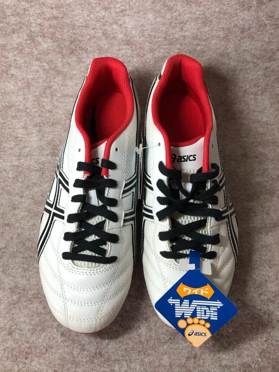 с биркой Asics ASICS DS LIGHT белый черный красный 24cm футбол обувь футбол шиповки   с биркой Asics ASICS DS LIGHT белый черный красный 24cm футбол обувь футбол шиповки