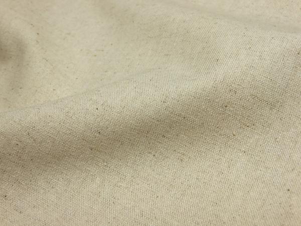 綿麻キャンバス生地 湯通し 生成 50cm_画像2