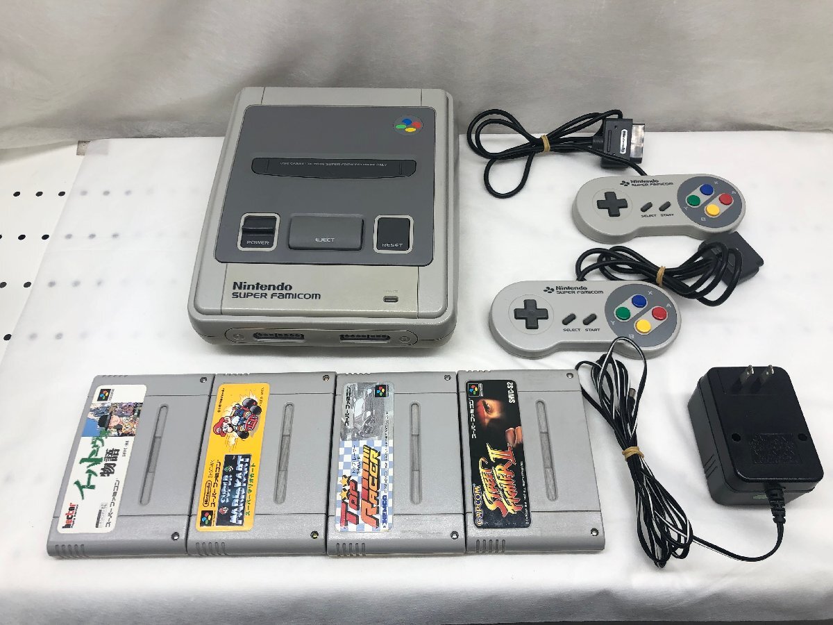 240113H 通電確認 任天堂 スーパーファミコン SHVC-002台まとめ 240113H 通電確認 任天堂 スーパーファミコン SHVC-002台まとめ