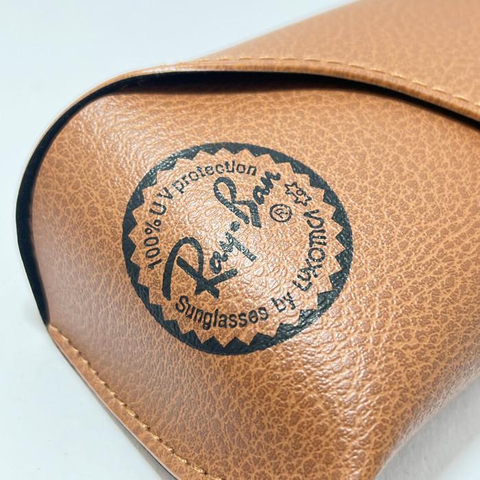 レイバン レザー 調光ブラウン(茶)ガラス中古使用品☆Ray-Ban USA 新品正規品】Ray-Ban レイバン 純正レザーケース 茶 ブラウン