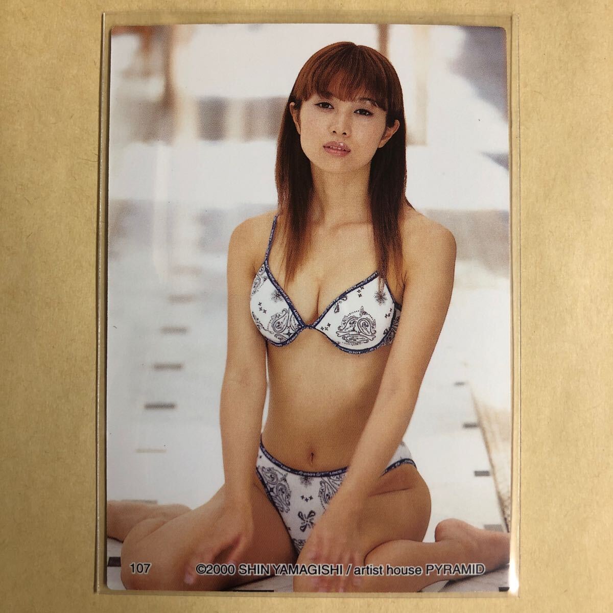  Yoshida .. Tani Risa 2000 коллекционные карточки идол gravure карта купальный костюм бикини 107 звезда коллекционная карточка 