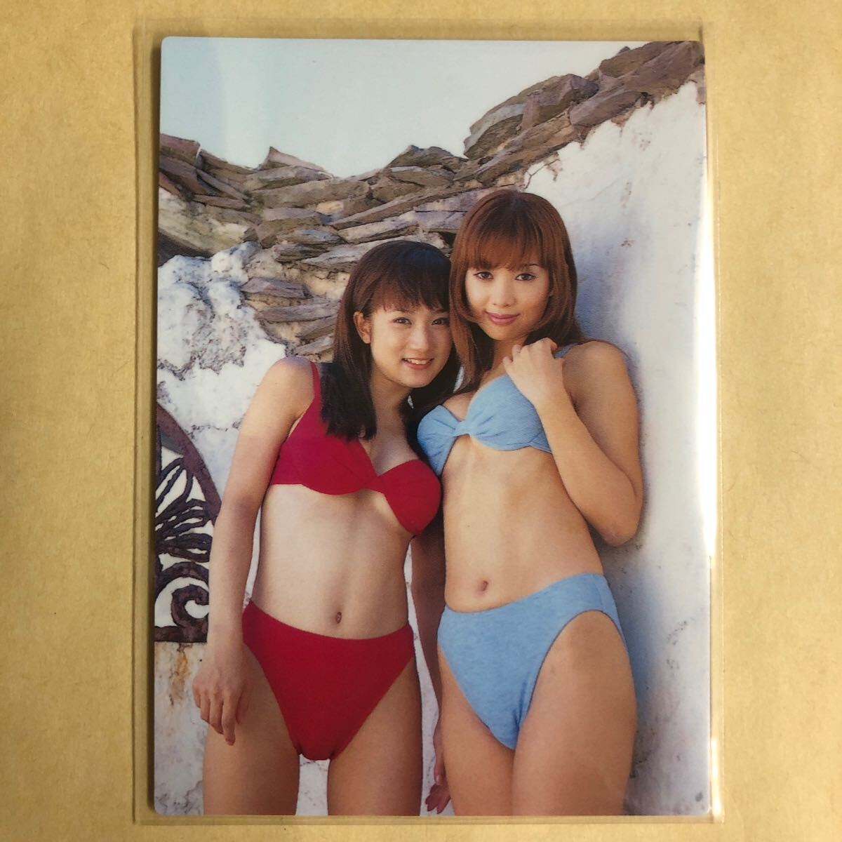  Yoshida .. Tani Risa 2000 коллекционные карточки идол gravure карта купальный костюм бикини 103 звезда коллекционная карточка 