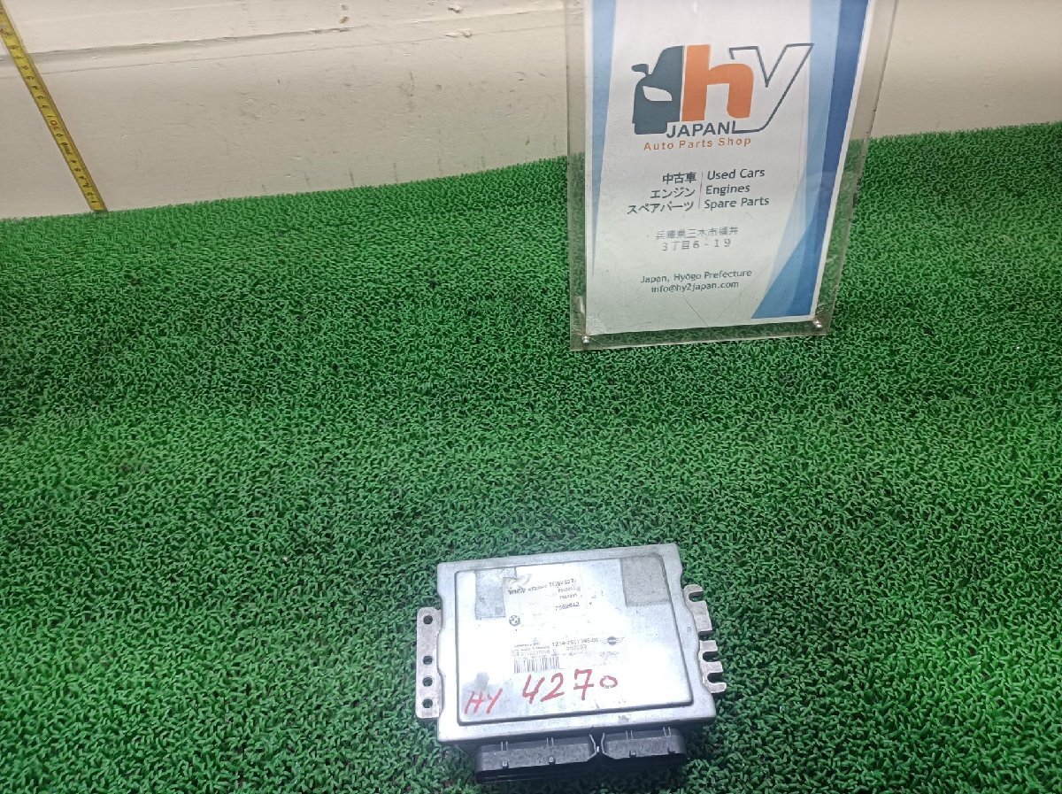 ミニ　ECU（エンジンコントロールモジュール）　クーパー S　GH-RE16　RE16　R52　2005　R53　#hyj　NSP265672_画像1