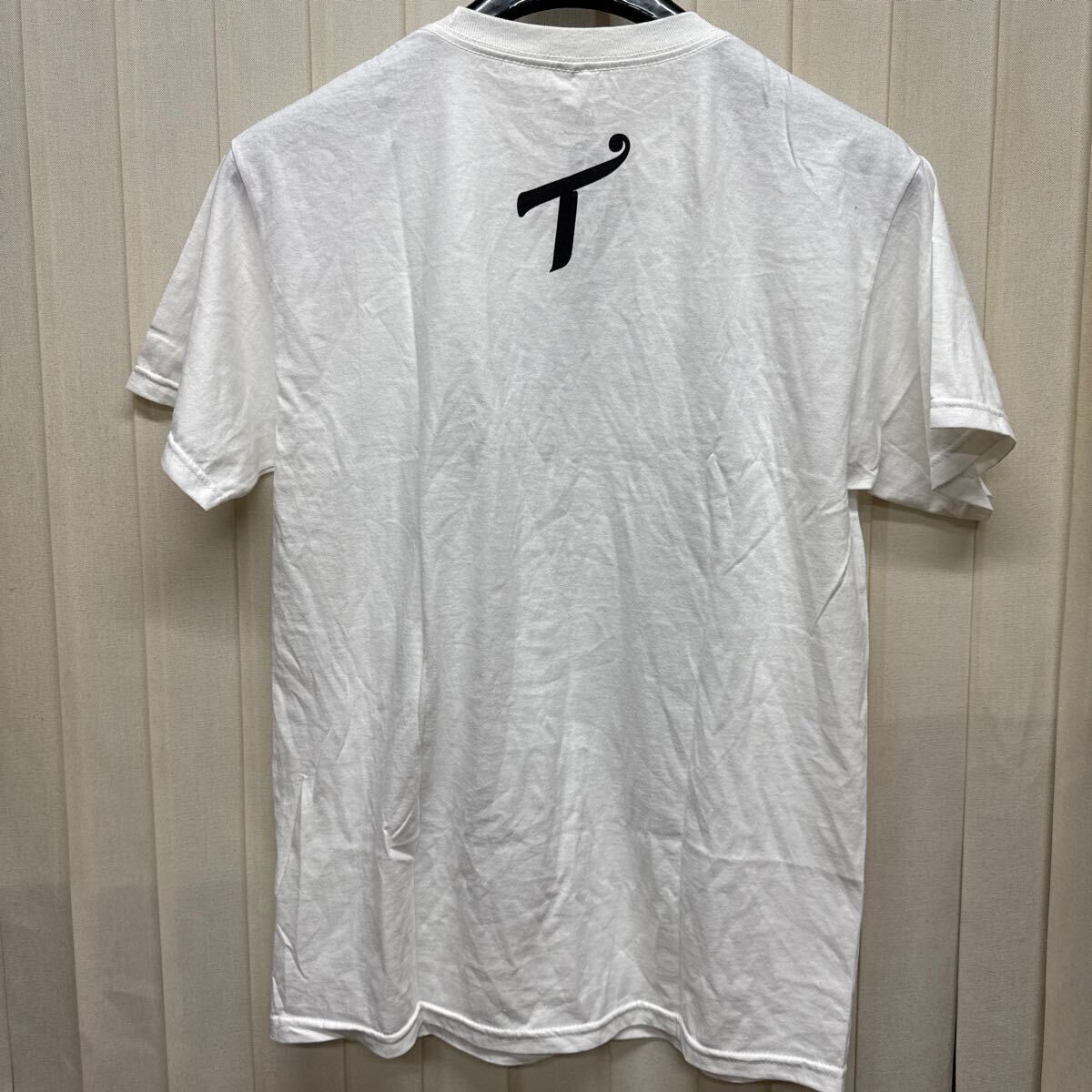 TITS ティッツ Tシャツ Mサイズ ガール プリント メンズ 半袖 タトゥー 刺繍 未使用 ホワイト 白_画像4