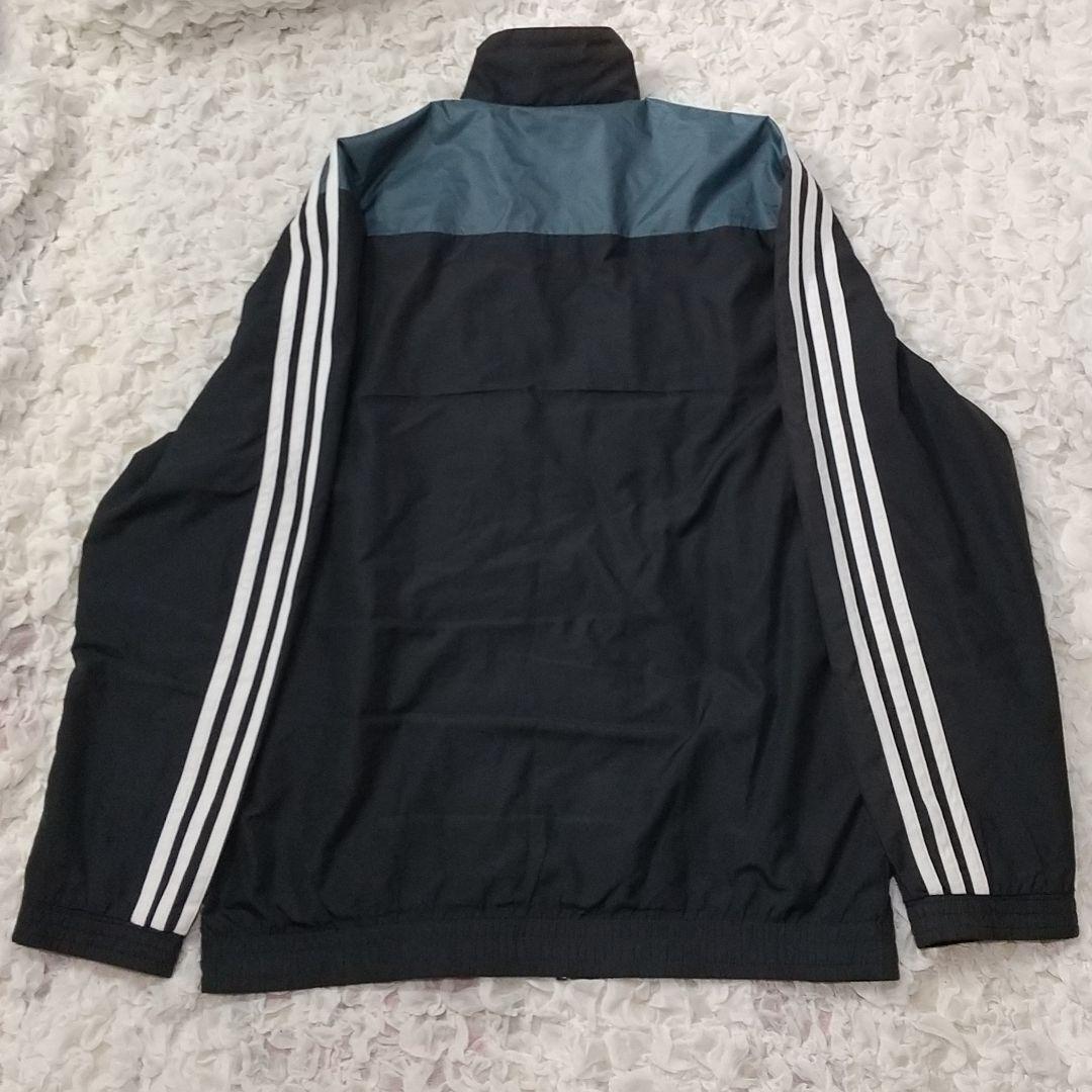 新品未使用タグ付 adidas ナイロンセットアップ ナイロンジャケット パンツ 美品 アディダス adidas セットアップ XL LL ナイロンジャケット