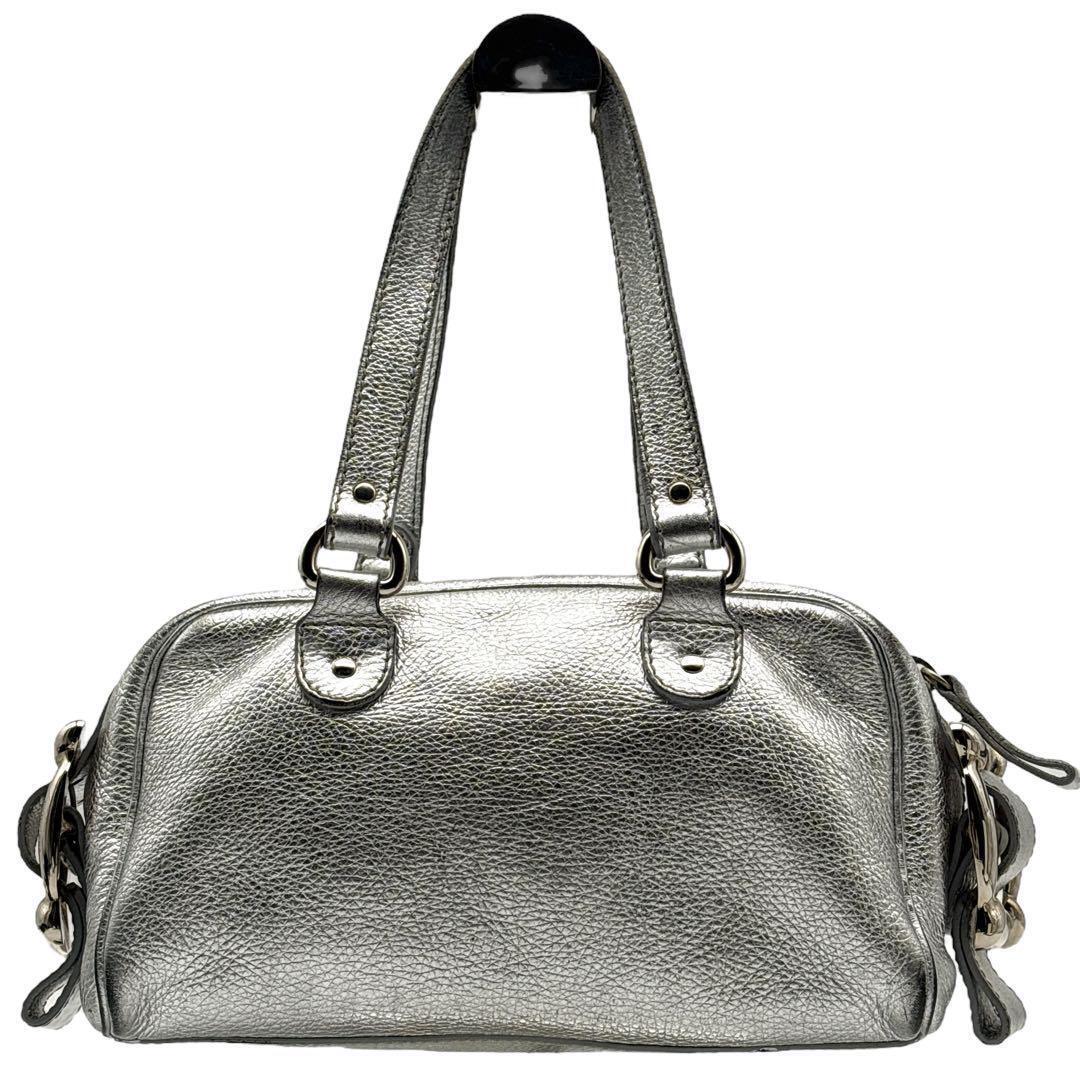 【売れ筋】DOLCE&GABBANA レザーハンドバッグ DOLCE&GABBANA ハンドバッグ メタリック レザー y2k 00s|Yahoo