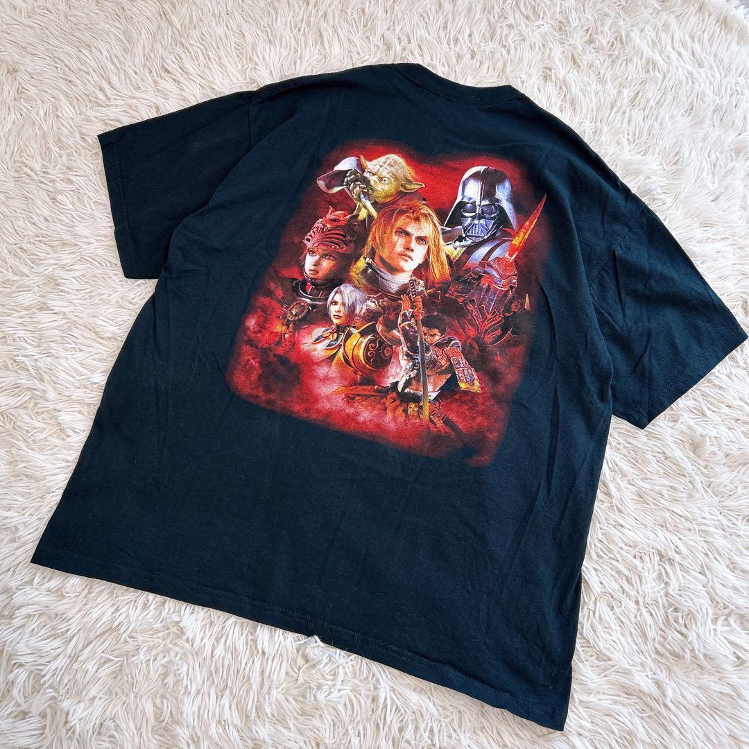 SOUL CALIBUR4 Tシャツ ヨーダ ゲームソウルキャリバー 半袖 黒 SOUL CALIBUR4 Tシャツ ヨーダ ゲームソウルキャリバー 半袖 黒
