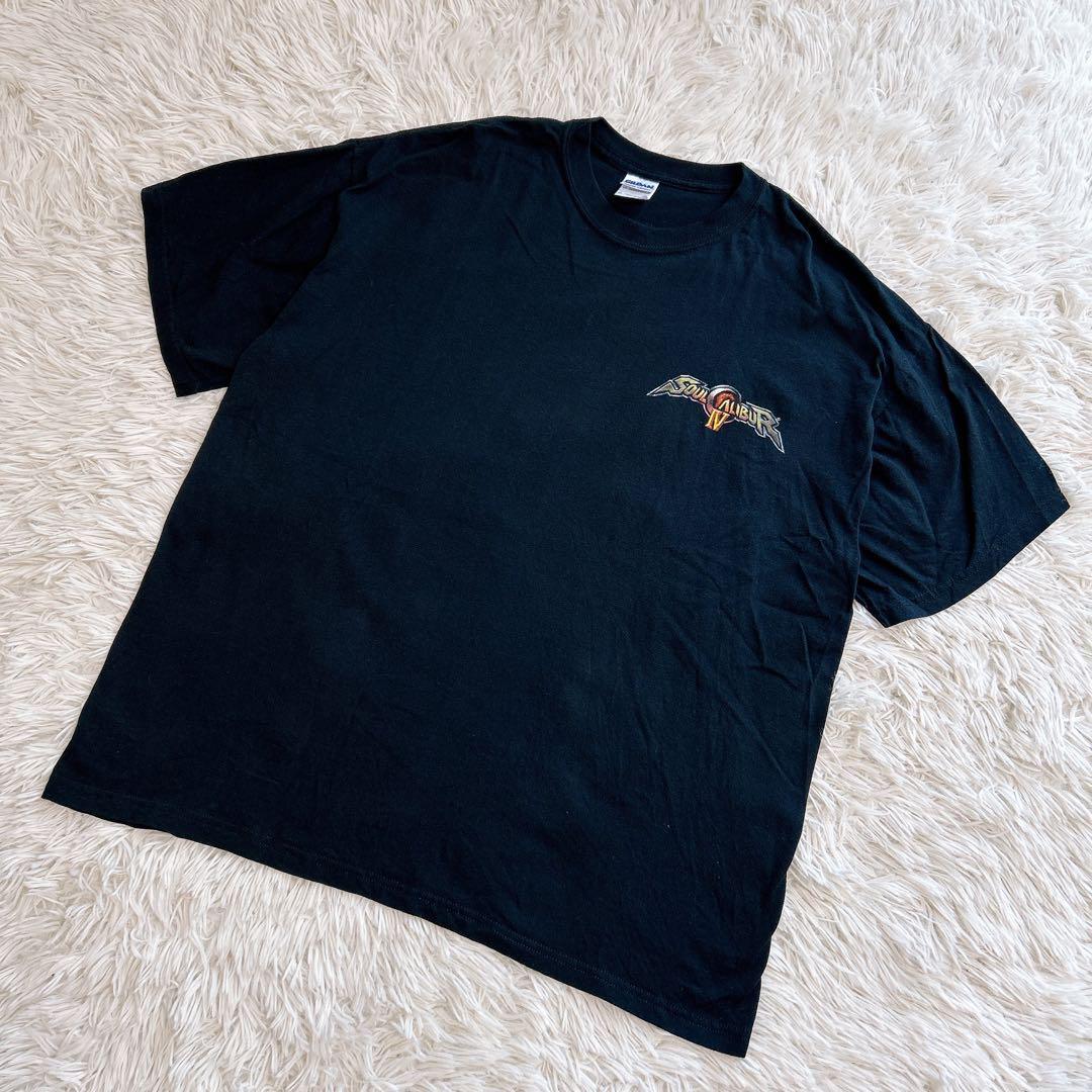 SOUL CALIBUR4 Tシャツ ヨーダ ゲームソウルキャリバー 半袖 黒 SOUL CALIBUR4 Tシャツ ヨーダ ゲームソウルキャリバー 半袖 黒
